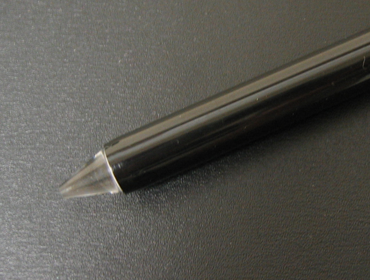 close up of a pachymeter tip